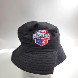 Washington Huskies Hat Bucket One Size Black NCAA Football Apple Cup Series WSU